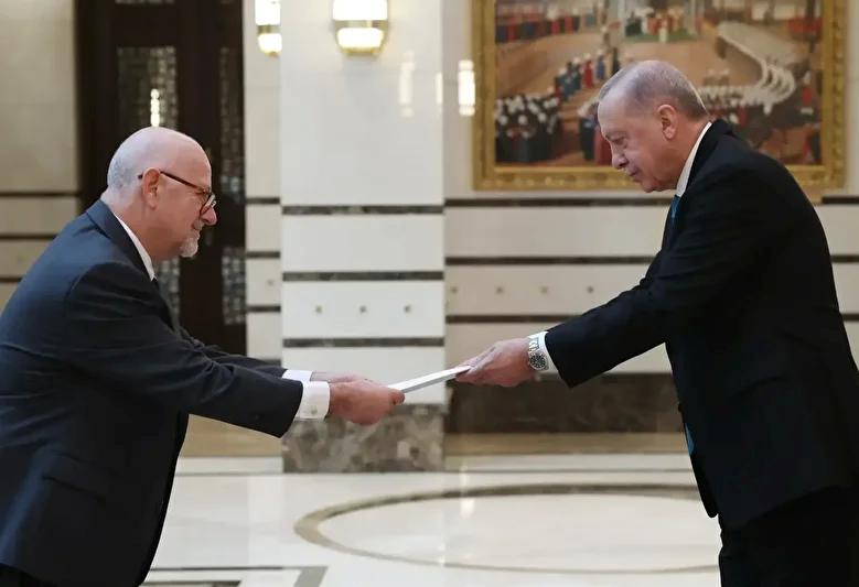 Cumhurbaşkanı Erdoğan'dan Yüksek Düzeyli Yabancı Temsilcilerle Kabul Töreni