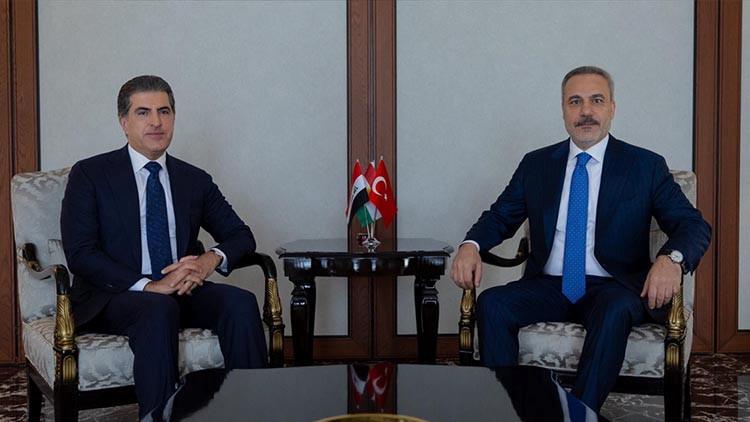 Dışişleri Bakanı Fidan ve IKBY Başkanı Barzani Bir Araya Geldi 1 Dışişleri Bakanı Fidan ve IKBY Başkanı Barzani Bir Araya Geldi