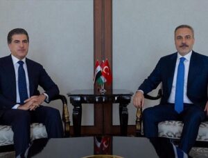Dışişleri Bakanı Fidan ve IKBY Başkanı Barzani Bir Araya Geldi