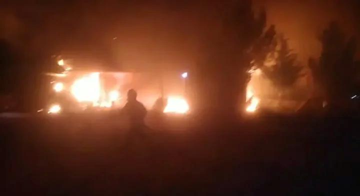 Diyarbakır Otogarında Gece Yangını: Çevre Güvenliği Sağlandı