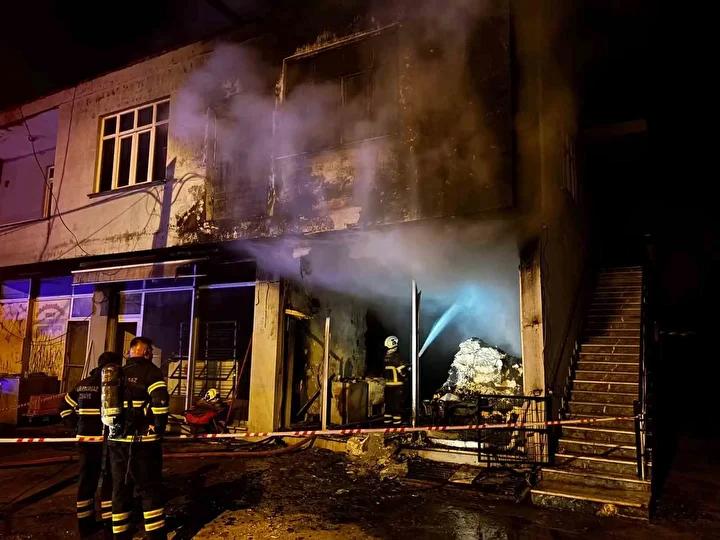Düğüncübaşı Köyünde Ekmek Fırınında Yangın Kontrol Altına Alındı