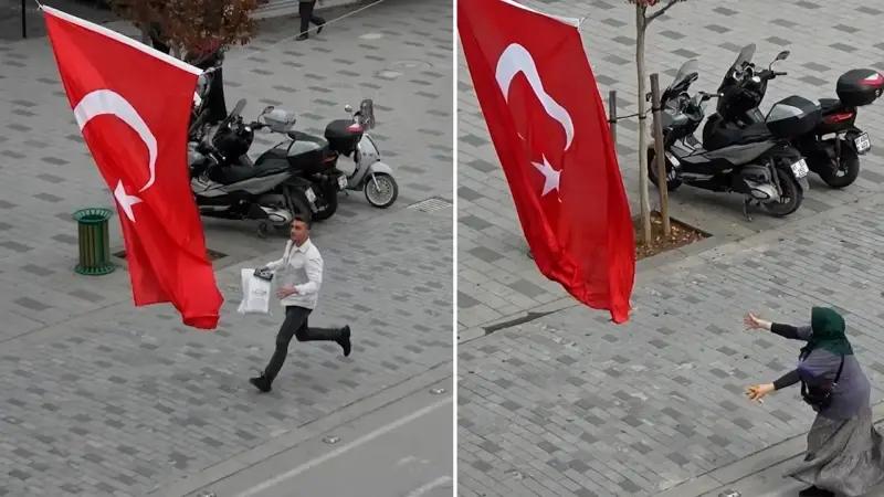 Düzce Belediyesi’nin Sosyal Deneyinde Bayrakla İlginç Anlar