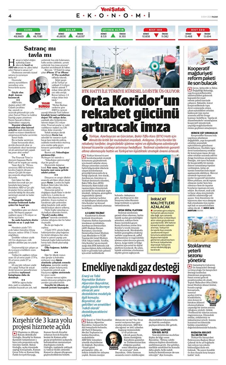 Ekonomiden Güvenli Lojistik ve Güncel Siyasi Gelişmeler