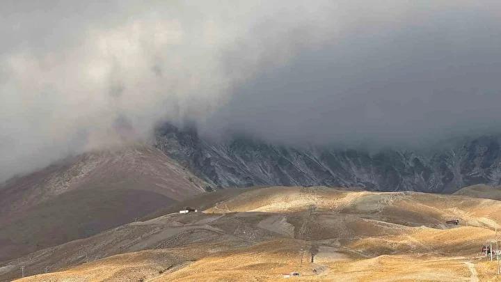 Erciyes Dağı'nda Sezonun İlk Karı Dünkü Fırtına ile Geldi