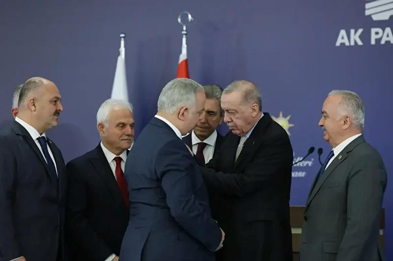 Erdoğan'ın TBMM'deki AK Parti Katılım Töreni ve Yeni Üyeler Listesi