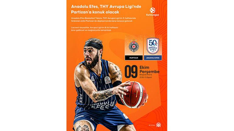 EuroLeague'de Heyecan Dorukta: Partizan - Anadolu Efes Mücadelesi Yaklaşıyor