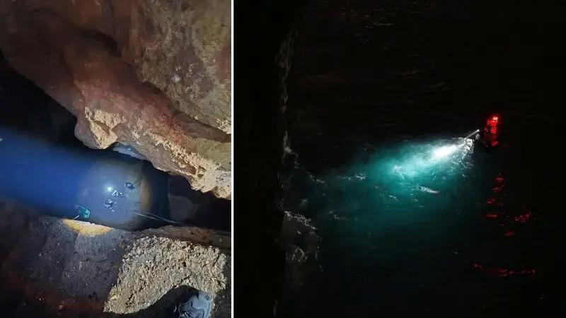 Falezlerdeki Mağarada Yağmur ve Dalgalarla Mücadele Eden İki Kişinin Kurtarılma Hikayesi