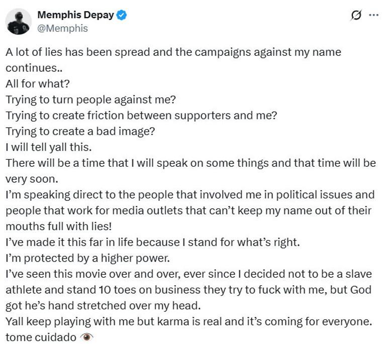 Depay’ın Brezilya’dan Ayrılma Kararları