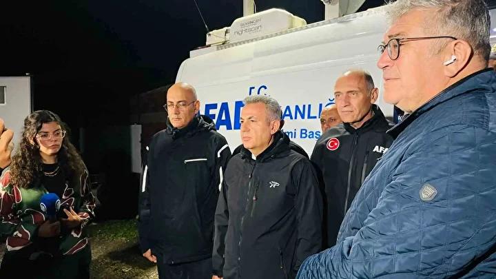 Foça'da Yağışlar ve Arama Çalışmaları Sürüyor