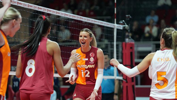 Galatasaray Daikin, İlbank'ı 3-0 mağlup etti ve liderliğini sürdürdü