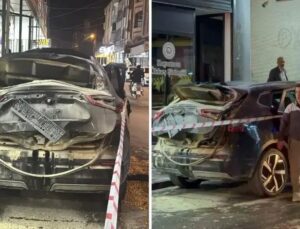 Gaziantep’te Piknik Tüplü Otomobilde Patlama Anı ve Sonrası