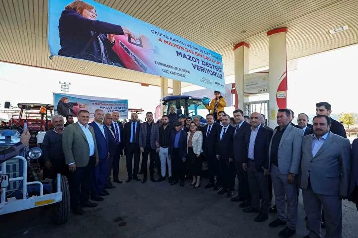 Gaziantep'te Tarımsal Üretimi Destekleyen Yüzde 100 Hibe Mazot Programı Devam Ediyor