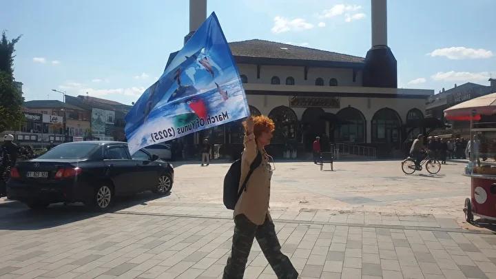 Gazze İçin Destek Yürüyüşüne Düzce’den Katılım
