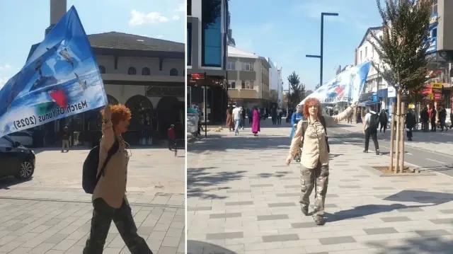 Gazze İçin Destek Yürüyüşüne Düzce’den Katılım