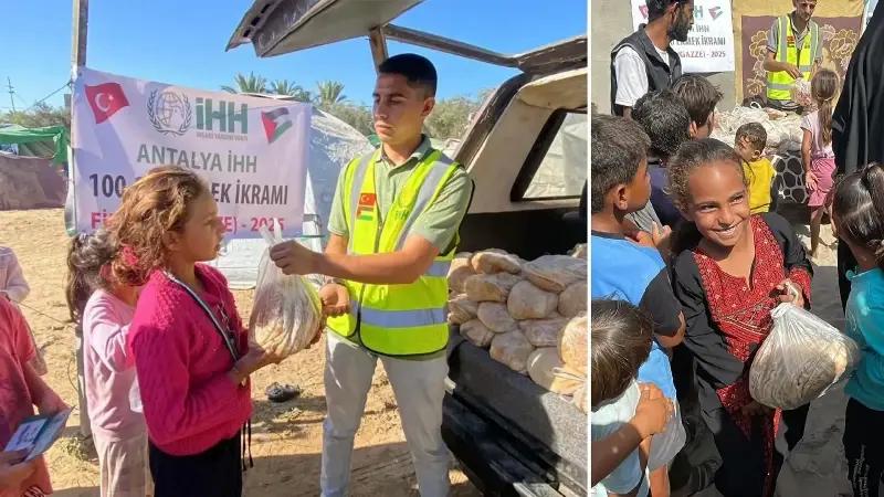 Gazze’de Dayanışma Ekmek Dağıtım Kampanyası Başlatıldı