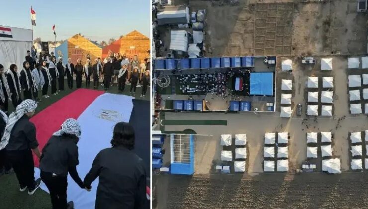 Gazze’de Yetimler İçin En Büyük Kamp ve Yaşam Alanı Açıldı