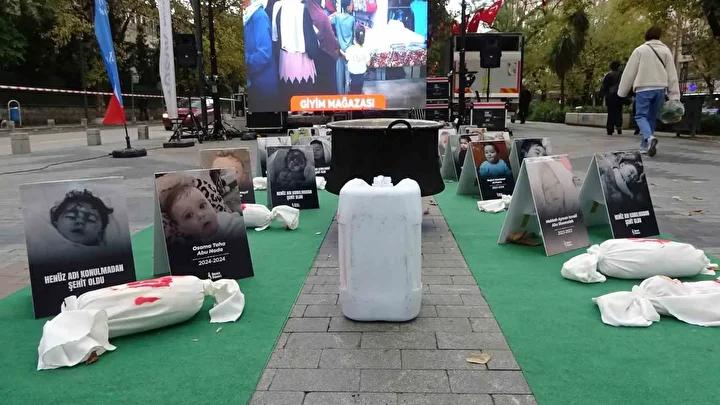 Gazze’nin Yıkık Sokaklarını Anlatan Küçükkefenler Sergisi İzmit’te Ziyarete Açıldı