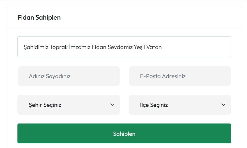 Geleceğin Yeşil Yarınları İçin Fidan Sahiplenme Rehberi