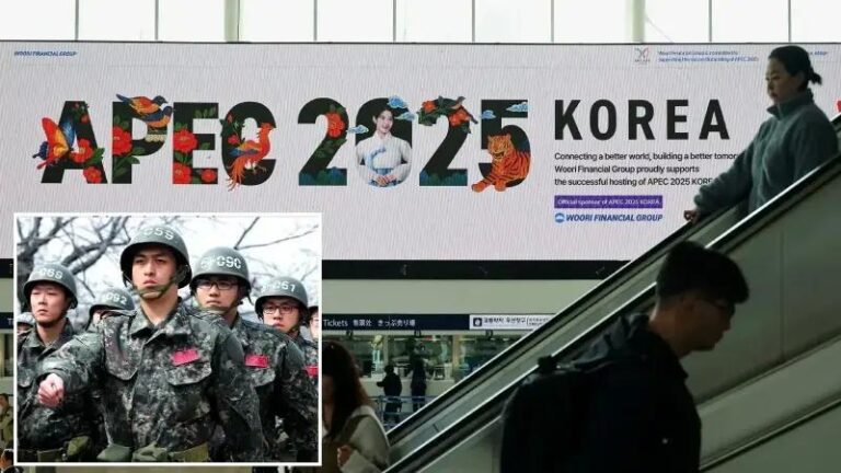 Guney Kore APEC Zirvesi Oncesinde Hukumet Guvenligi icin 3900 Asker Gorevde