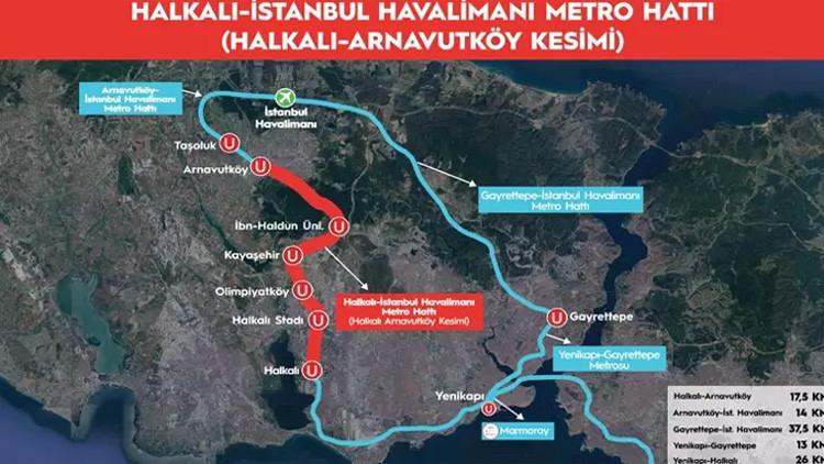 Metro Hattının Durakları ve İşleyiş Süresi