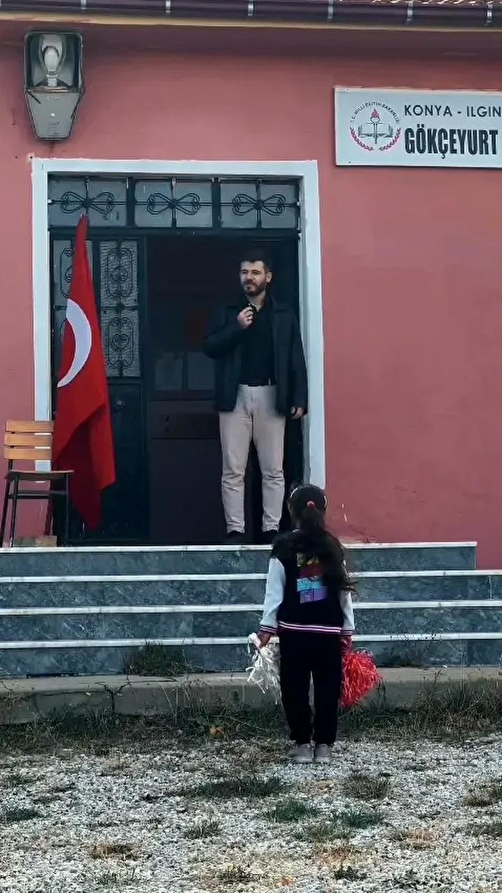 Ilgın Gökçeyurt Mahallesi'nde Sadece Bir Öğretmen ve Bir Öğrenciyle Eğitim Yürütülüyor