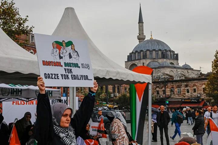 İnsanlık ve Direnişin Sesi: Gazze İçin Uluslararası Dayanışma Eylemi