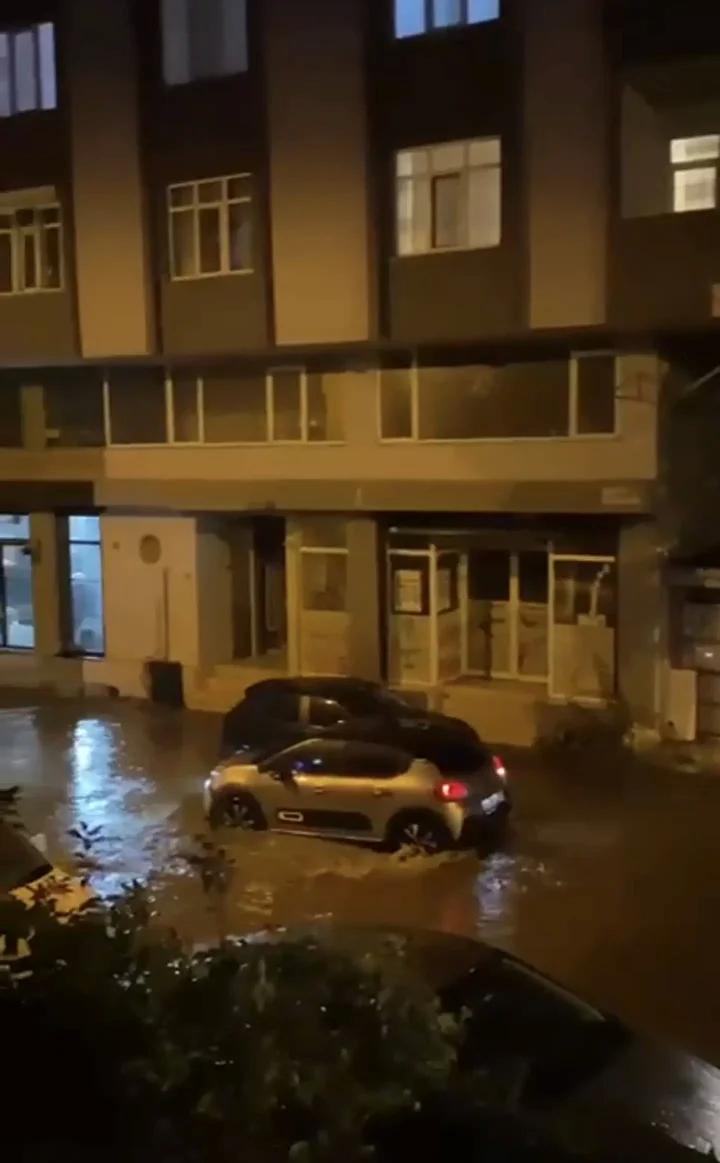 İstanbul'da Gece Sağanak Yağışı ve Etkileri