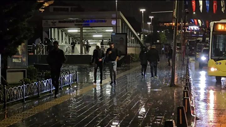 İstanbul'da Gece Sağanak Yağışı ve Etkileri