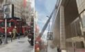 İstanbul’da İş Merkezi Yangını Güvenlik Kameralarına Yansıdı