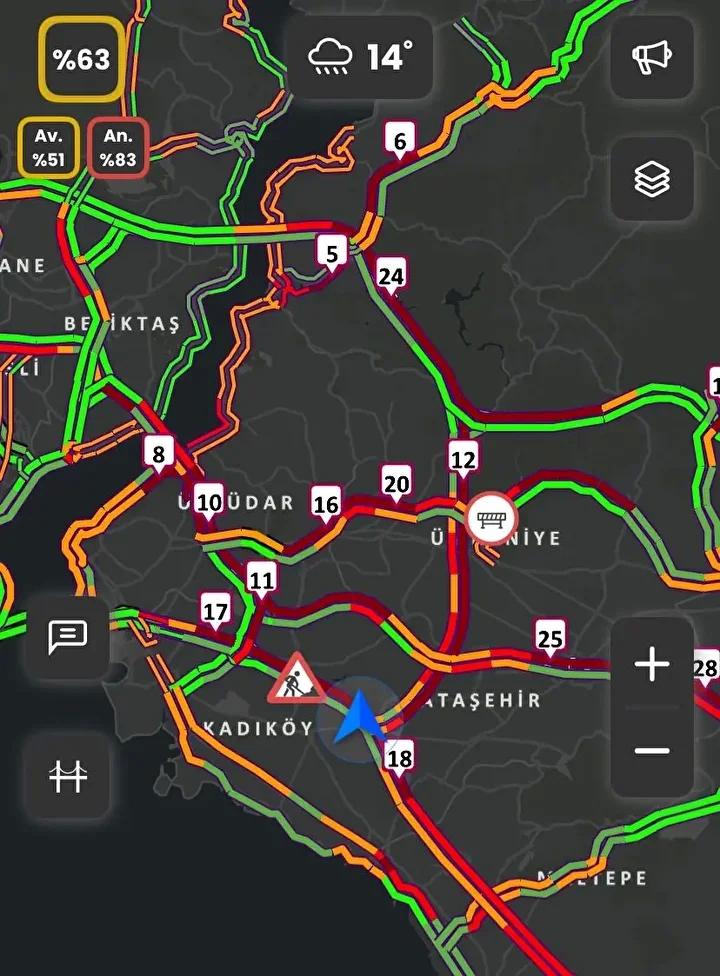 İstanbul'da Sabah Yağışları ve Trafik Durumu Güncellemesi