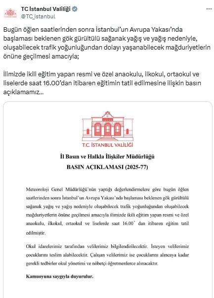 Yoğun Rüzgar ve Sağanak Uyarısı
