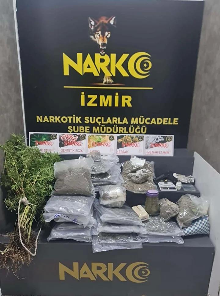 İzmir’de Narkotik Operasyonlarıyla Uyuşturucu Satışına Ağır Darbe