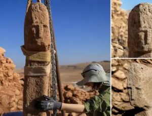 Karahantepe’de İnsan Yüzü Betimli T Dikilitaşla Neolitik Döneme Işık Tuttu