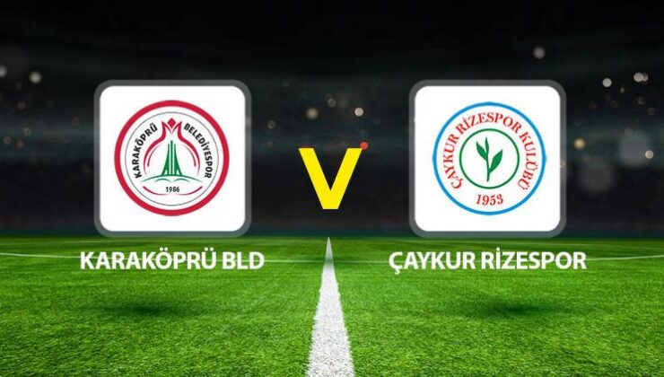 Karaköprü Belediyespor – Çaykur Rizespor Türkiye Kupası 3. Tur Karşılaşması Detayları