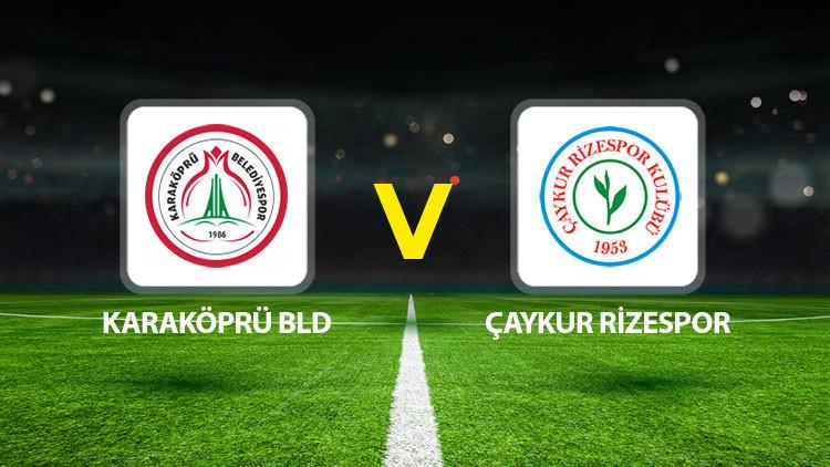 Karaköprü Belediyespor – Çaykur Rizespor Türkiye Kupası 3. Tur Karşılaşması Detayları