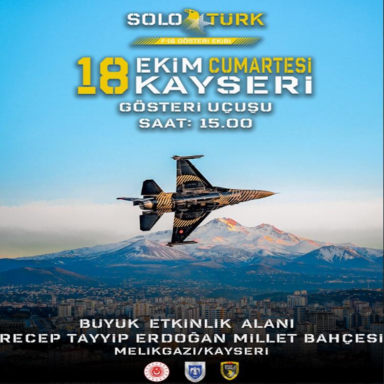 SOLOTÜRK Kayseri Gösteri Programı 2025