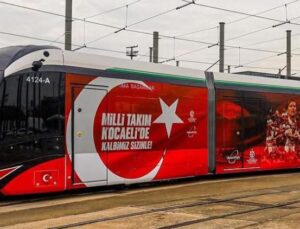 Kocaeli’de Milli Maç Günü Tramvay Ulaşımında Ücretsiz Hizmet Desteği