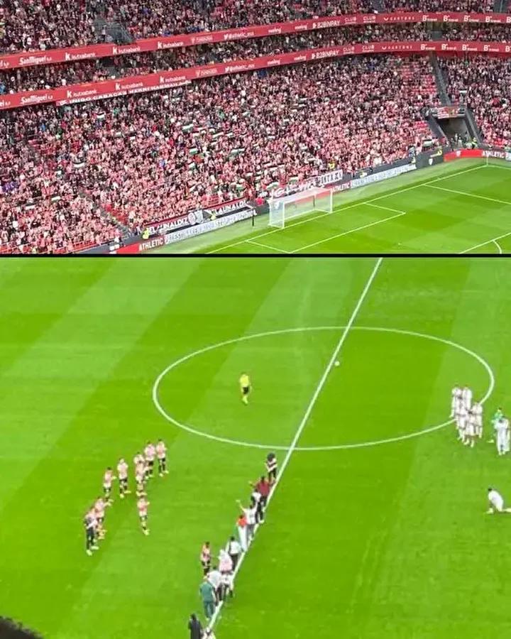 LaLiga Maçında Filistin'e Dayanak ve Farkındalık Gösterisi