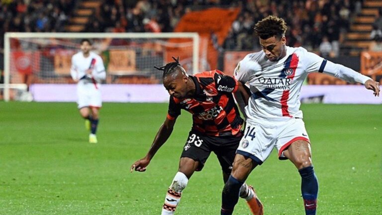 Ligue 18217de Heyecan Suruyor Lorient ve PSG Arasinda Cekismeli 1-1 Beraberlik