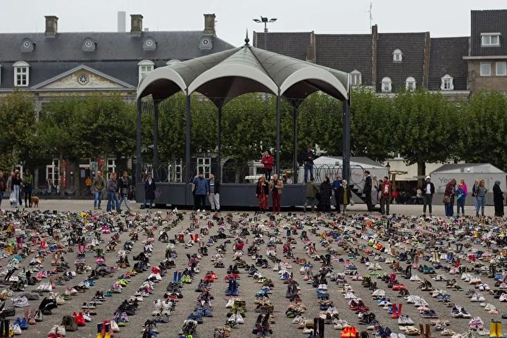 Maastricht'ta Filistinli Çocuklar ve Gazeteciler İçin Anma Etkinliği