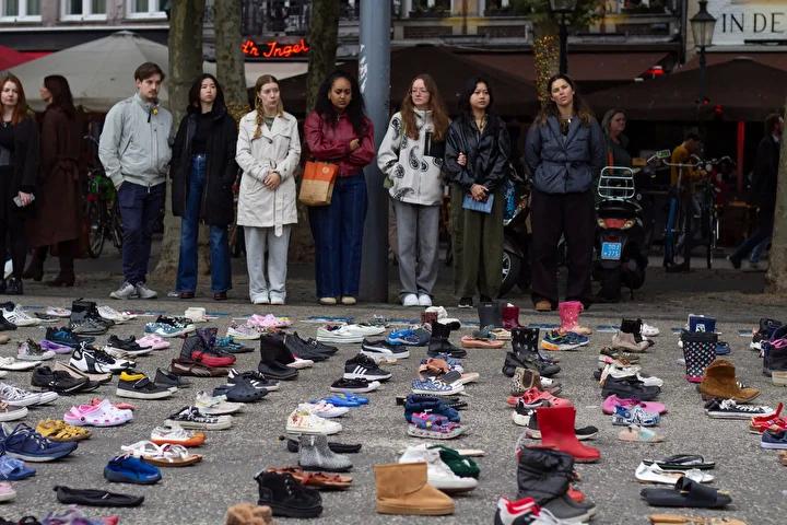 Maastricht'ta Filistinli Çocuklar ve Gazeteciler İçin Anma Etkinliği