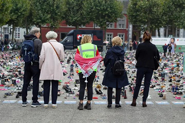 Maastricht'ta Filistinli Çocuklar ve Gazeteciler İçin Anma Etkinliği