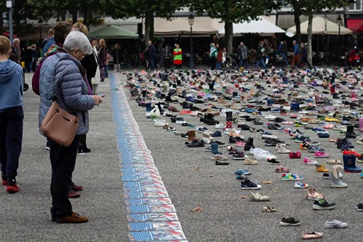 Maastricht'ta Filistinli Çocuklar ve Gazeteciler İçin Anma Etkinliği