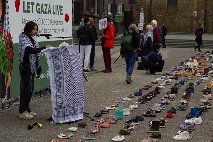 Maastricht'ta Filistinli Çocuklar ve Gazeteciler İçin Anma Etkinliği