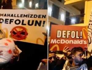 Mahalle Sakinlerinden McDonald’s Protestosu: Gazze İçin Dayanışma Çağrısı