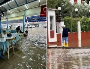 Muğla Fethiye’de Sağanak ve Trafik Alarmı