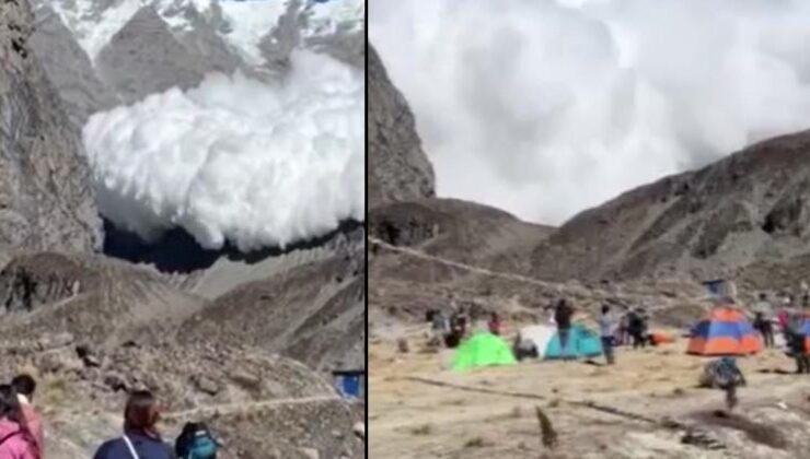 Nepal’de Annapurna Dağı’nda Çığ Felaketi Kameralara Yansıdı