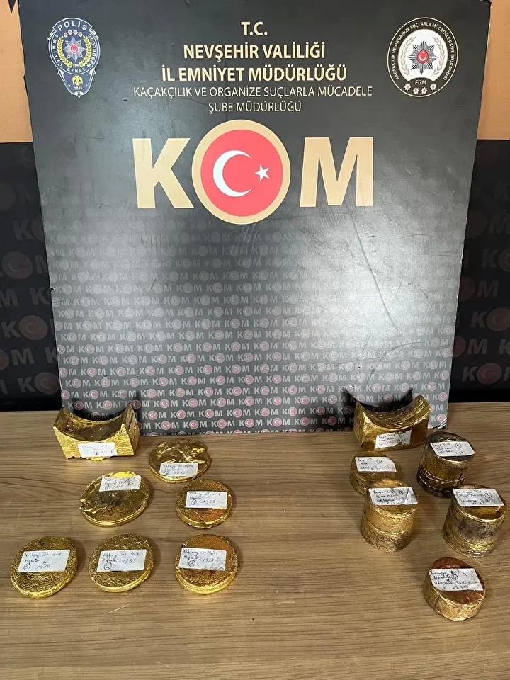 Nevşehir'de Kaçak Altın Operasyonu: 355 Milyon Lira Değerinde Yakalama