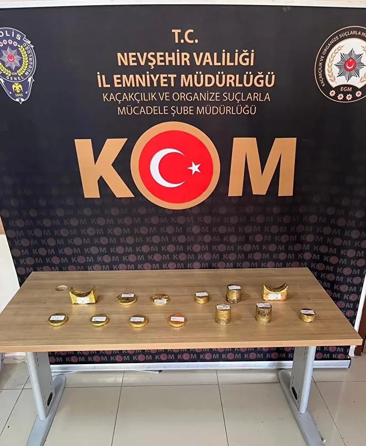 Nevşehir'de Kaçak Altın Operasyonu: 355 Milyon Lira Değerinde Yakalama
