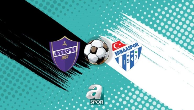 Orduspor 1967 ve Merkür Jet Erbaaspor Karşılaşmasının Detayları